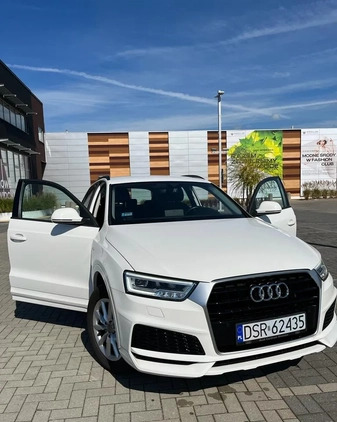 Audi Q3 cena 92999 przebieg: 63000, rok produkcji 2018 z Wrocław małe 211